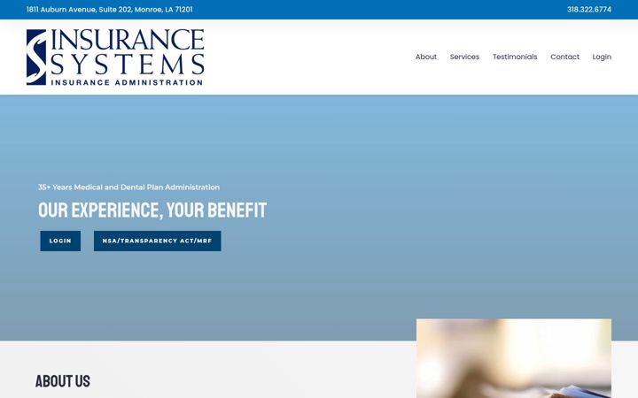 Screenshot of inssys.net