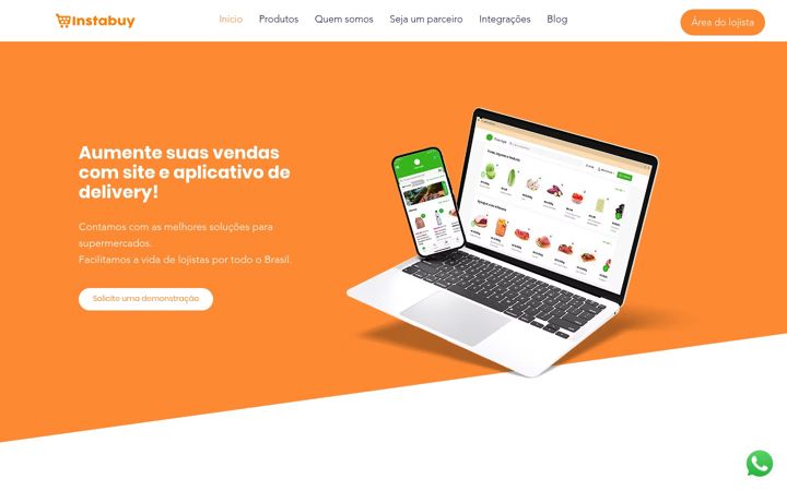 Screenshot of instabuy.com.br