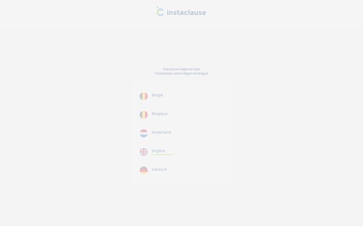 Screenshot of instaclause.com