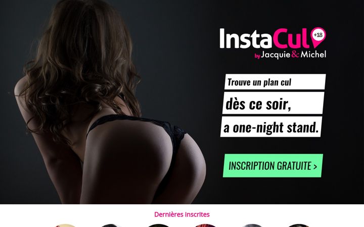 Screenshot of instacul.fr