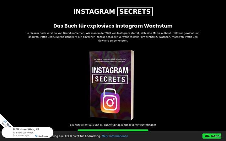 Screenshot of instagramsecrets.de