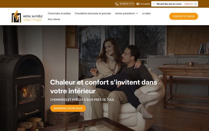Screenshot of instal-au-poele.fr