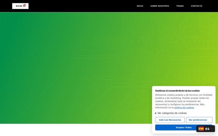 Screenshot of instalacionesanz.com