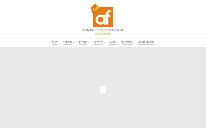 Screenshot of instalacionescalorificasaf.com