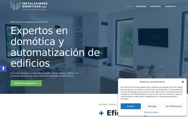 Screenshot of instalacionesdomoticas.com