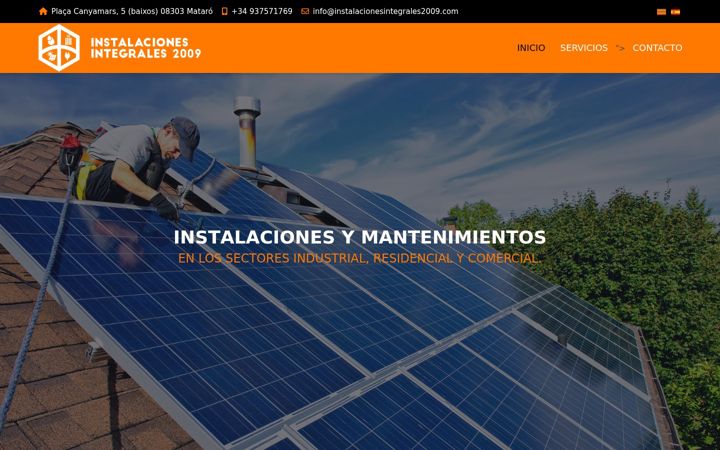 Screenshot of instalacionesintegrales2009.com