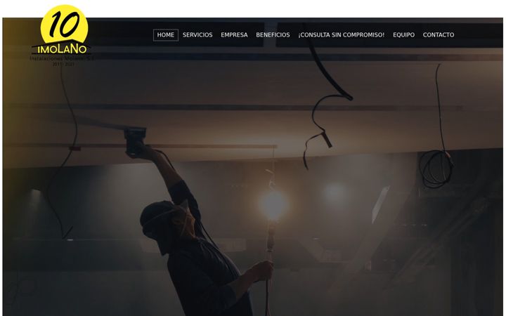 Screenshot of instalacionesmolano.com