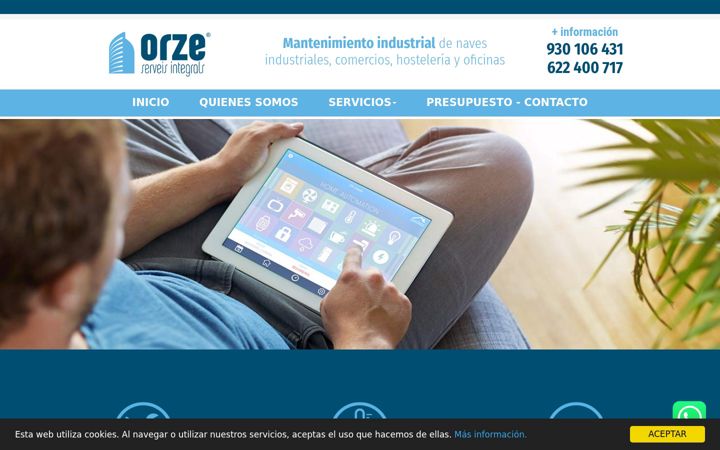 Screenshot of instalacionesorze.com