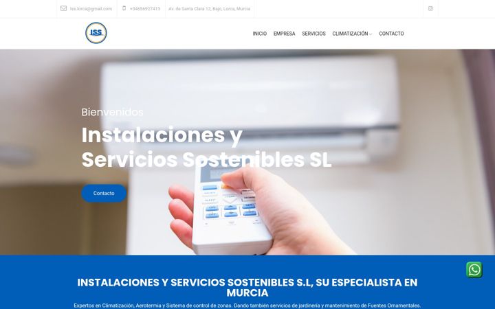 Screenshot of instalacionesyservicios.es