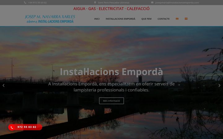Screenshot of instalacionsemporda.com