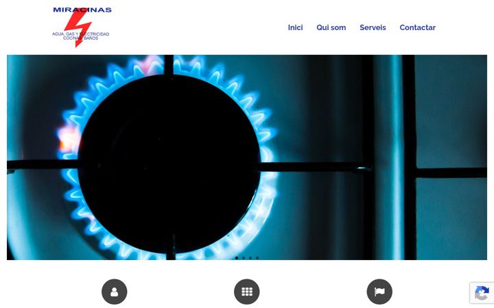 Screenshot of instalacionsmiracinas.com