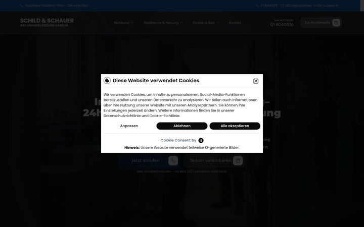 Screenshot of installateur-schild-schauer.at
