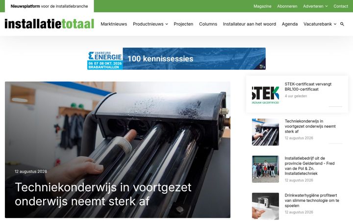 Screenshot of installatietotaal.nl
