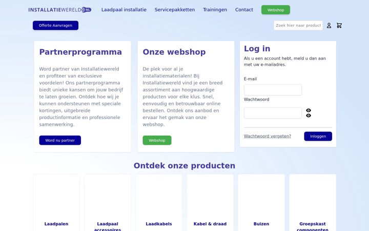 Screenshot of installatiewereld.nl
