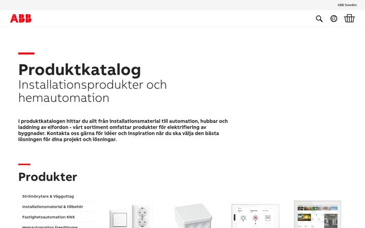 Screenshot of installationsprodukter.se