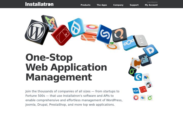Screenshot of installatron.com
