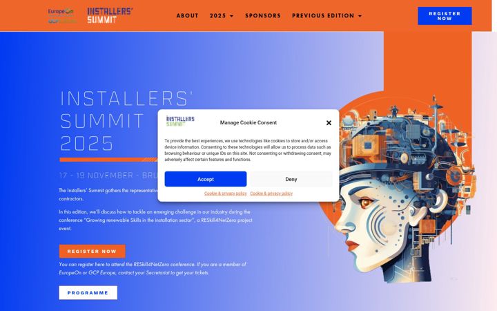 Screenshot of installerssummit.eu
