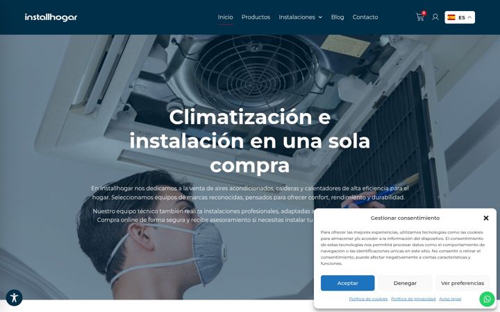 Screenshot of installhogar.net