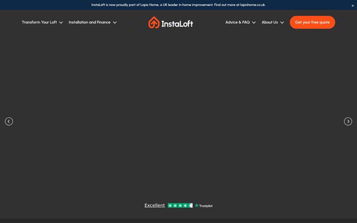 Screenshot of instaloft.co.uk
