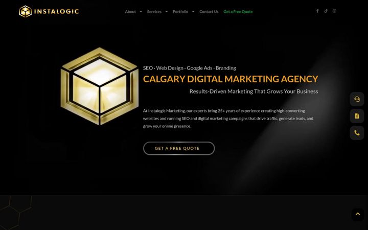 Screenshot of instalogic.com