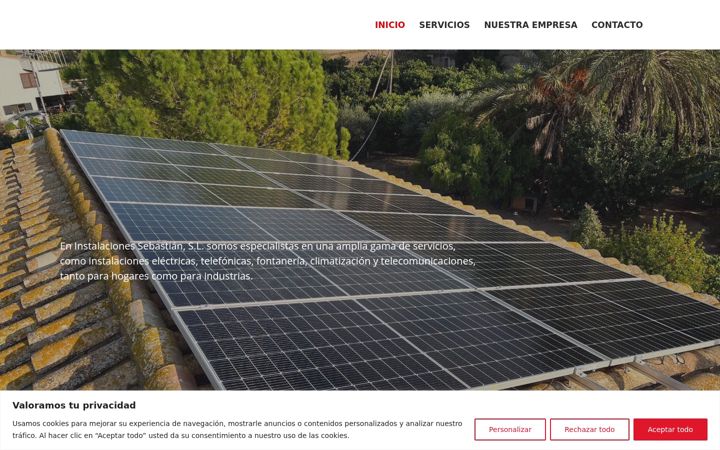 Screenshot of instalsebastian.es