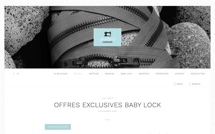 Screenshot of instant-couture.com