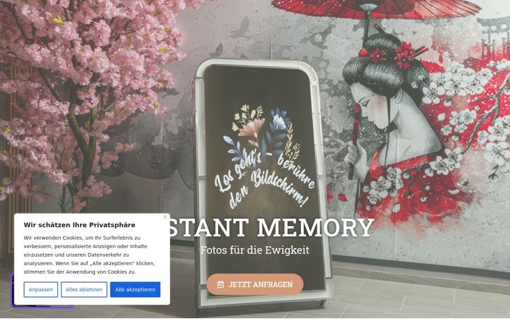 Screenshot of instant-memory.de