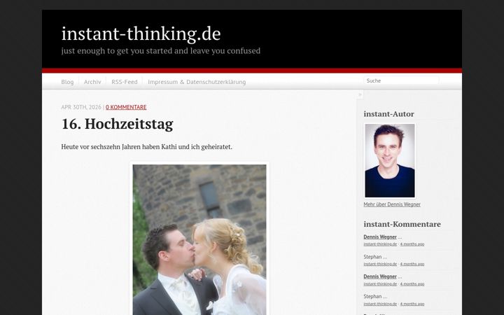 Screenshot of instant-thinking.de
