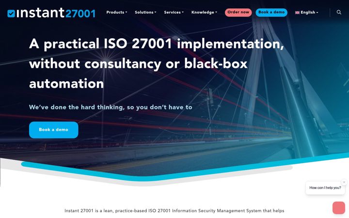 Screenshot of instant27001.com