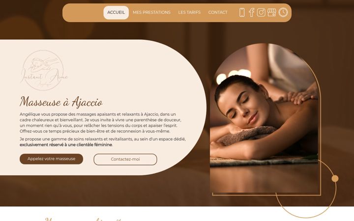 Screenshot of instantaime.fr