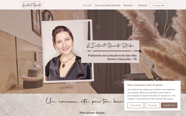 Screenshot of instantbeaute-studio.fr