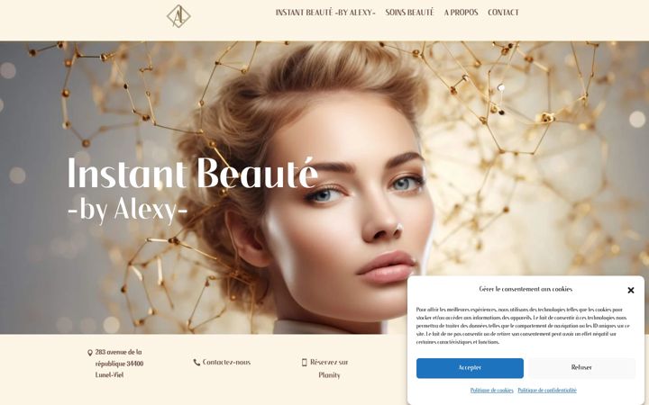 Screenshot of instantbeaute.org