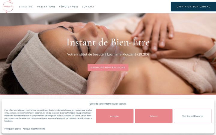 Screenshot of instantdebienetre.fr