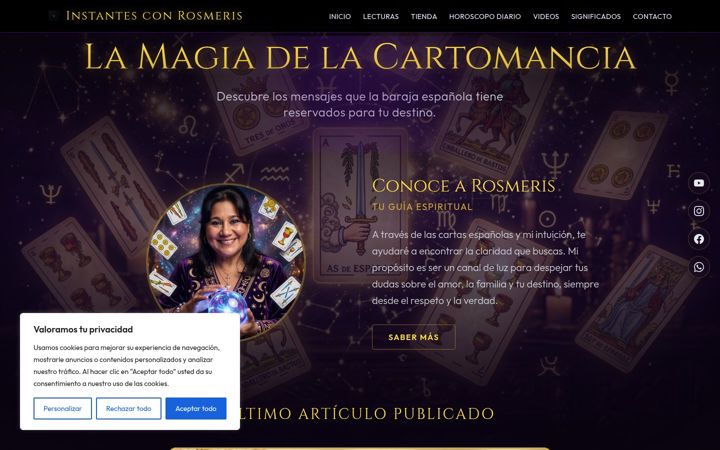 Screenshot of instantesconrosmeris.com