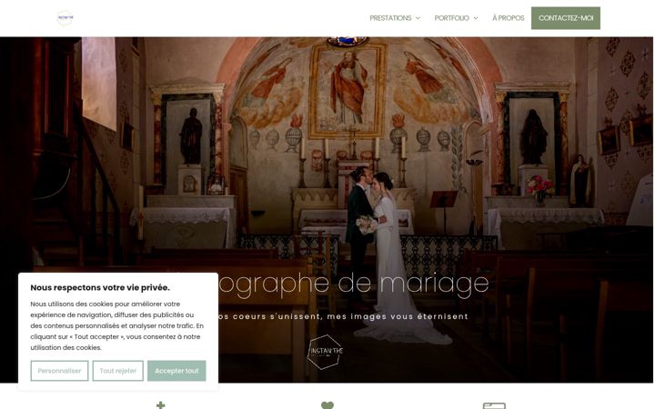 Screenshot of instanthephotographie.fr