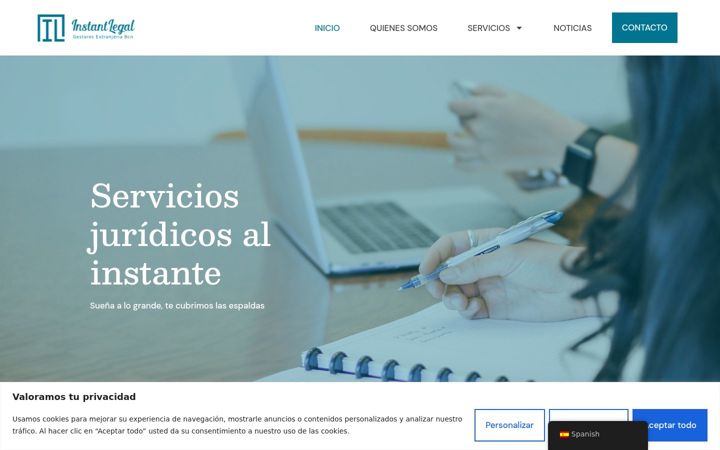 Screenshot of instantlegal.es