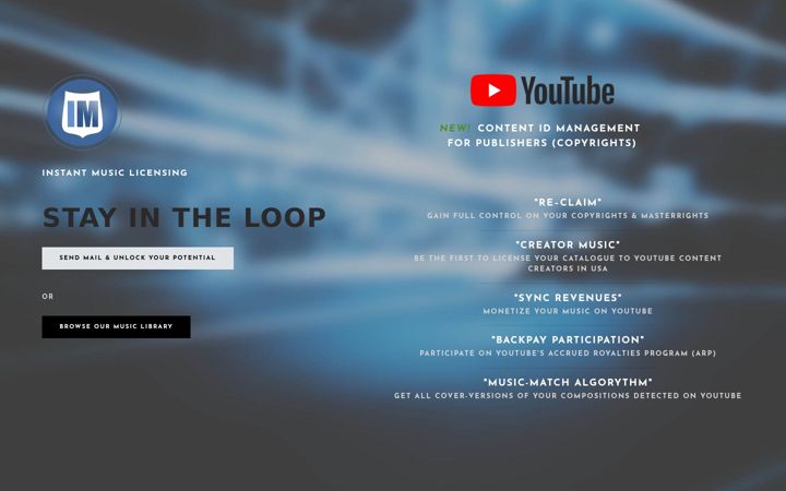Screenshot of instantlicensing.com