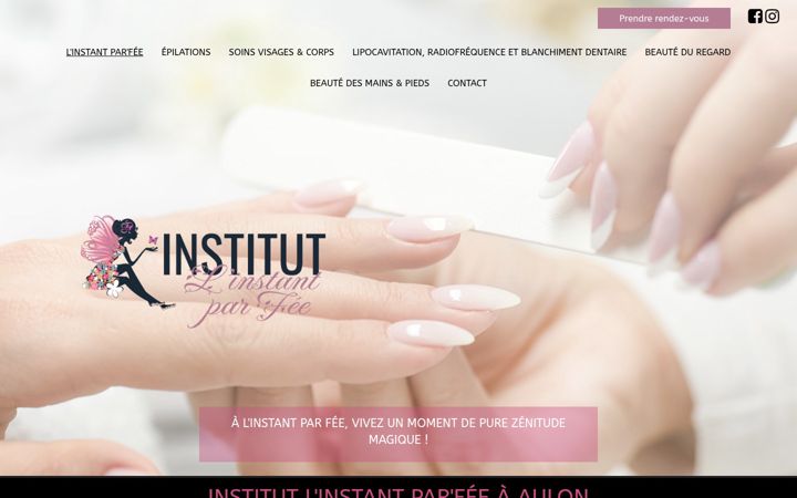 Screenshot of instantparfee.fr