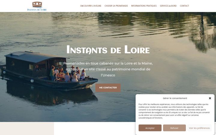 Screenshot of instants-de-loire.fr