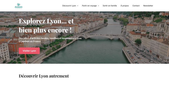 Screenshot of instants-lyonnais.com