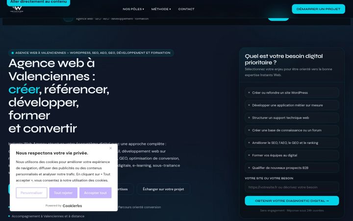 Screenshot of instants-web.com
