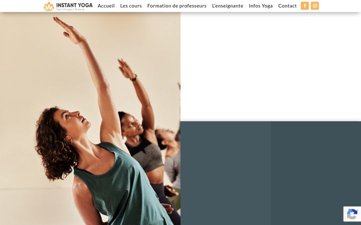 Screenshot of instantyoga.fr