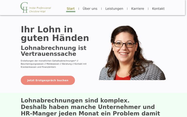 Screenshot of instar-professional.de