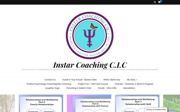 Screenshot of instarcoaching.com