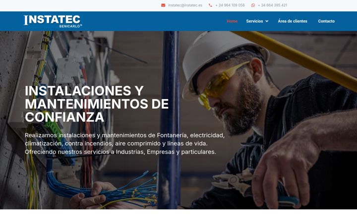 Screenshot of instatec.es