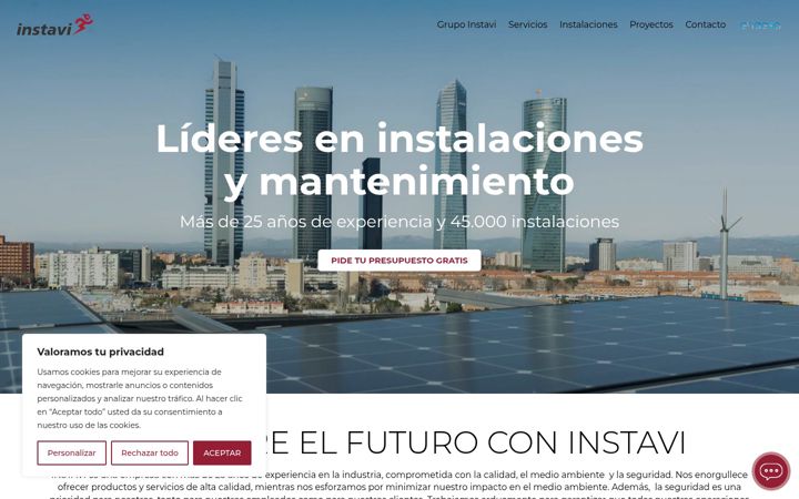 Screenshot of instavi.es