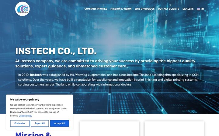 Screenshot of instechth.com