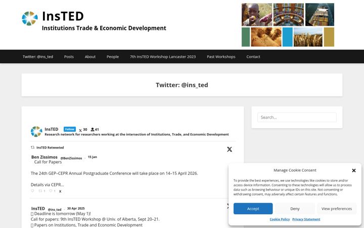 Screenshot of insted.net
