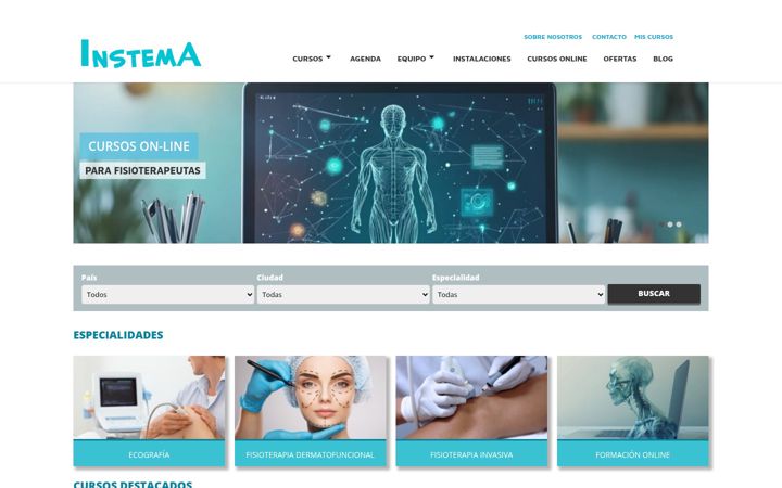 Screenshot of instema.net