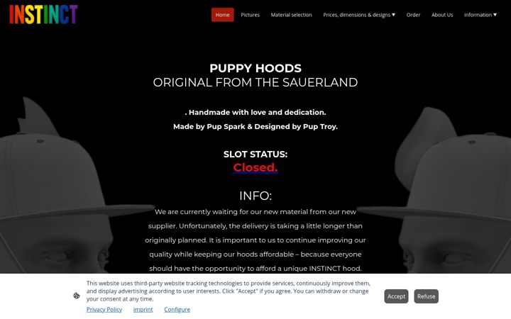 Screenshot of instinct-germany.com